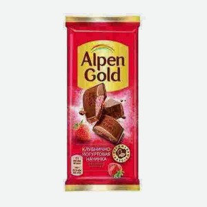 Шоколад Alpen Gold Клубника И Йогурт 85г