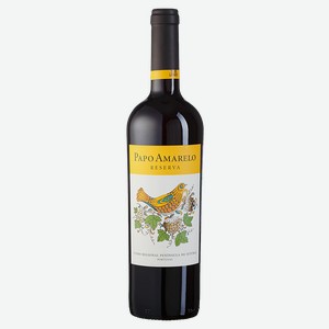 Вино PAPO AMARELO Резерва выдержанное красное сухое (Португалия), 0,75л
