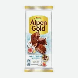 Шоколад Alpen Gold Белый С Миндалем И Кокосом 85г