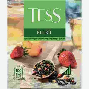 Чай Зеленый Tess Flirt 100 Пакетиков