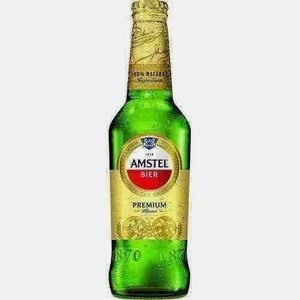 Пиво Амстел Премиум Пилснер 4,8% 0,45л Стекло