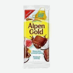 Шоколад Alpen Gold Инжир Кокос Крекер 85г