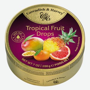 Леденцы Cavendish & Harvey Tropical Fruit Drops 200г