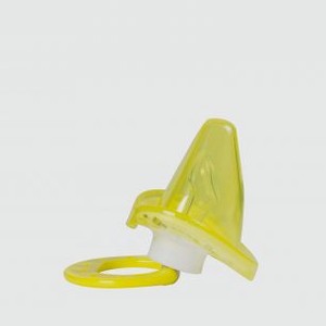 Соска-пустышка с футляром силиконовая адаптированной формы, 0+ ПОМА Желтая 1 шт