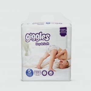 Подгузники GIGGLES Junior Twin Dry Soft 11-25кг 25 шт