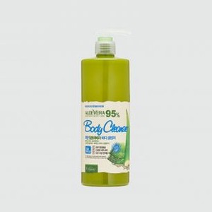 Очищающий гель для тела с соком листьев алоэ, экстрактами моркови и тыквы WHITE ORGANIA Body Cleanser 540 мл