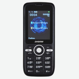 Мобильный телефон Digma B240 Linx 32Mb черный