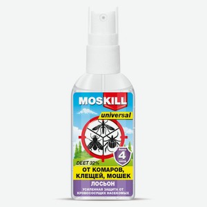 Средство репеллентное «Москилл» Универсал лосьон-спрей от комаров и клещей, 60 мл