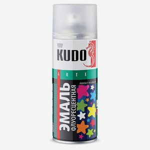 Эмаль KUDO флуоресцентная зеленая, 520 мл