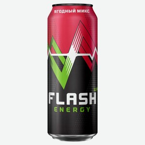 Напиток энергетический Flash Up Energy Ягодный микс, 450 мл