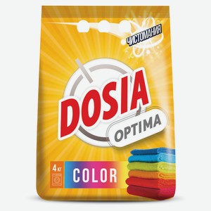 Стиральный порошок Dosia Optima Color для цветного белья, 4 кг
