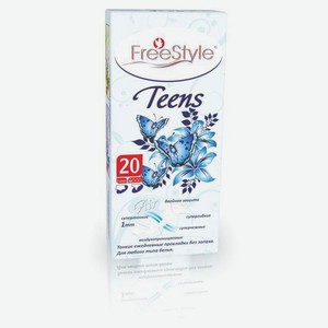 Прокладки ежедневные FreeStyle Teens тонкие без запаха, 20 шт