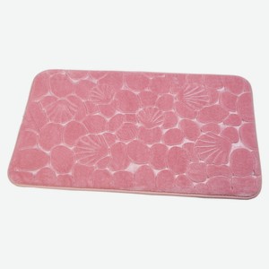 Коврик для ванной комнаты Aquarius ракушки Розовый 50х80см