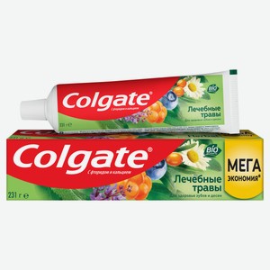 Зубная паста Colgate Лечебные травы с натуральными ингредиентами для здоровья зубов и десен, 150 мл
