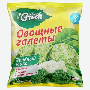 Галеты овощные «Морозко Green» зеленый микс замороженные, 300 г