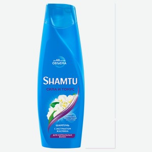 Шампунь Shamtu Сила и тонус для нормальных волос с экстрактом жасмина, 360 мл