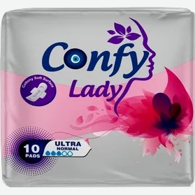 Confy Lady прокладки женские гигиенические ULTRA NORMAL 10шт