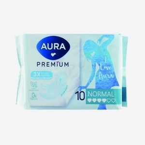 AURA Premium прокладки Normal, 10шт