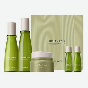 Набор для лица Urban Eco Harakeke Skin Care (тонер 150мл/31мл + эмульсия 130мл/31мл + крем 50мл)