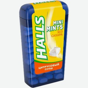 Halls Mini Mints Конфеты б/сах.цитрусовый пунш, 12,5 г