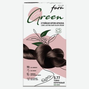 Крем-краска стойкая для волос Fara Eco Line Green 5.5 красное дерево