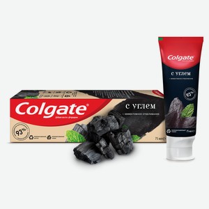 Зубная паста Colgate Naturals Эффективное отбеливание с углем, 75 мл