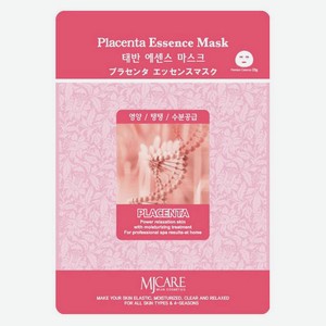 Маска для лица Mijin Essence Placenta Mask с плацентой тканевая, 25 г