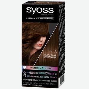 Краска для волос SYOSS®, 4-8, Каштаново-шоколадный
