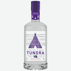 Водка TUNDRA особая Морозный можжевельник 40%, 0,5л