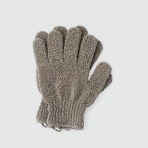 Перчатки для пилинга BASICARE Exfoliating Nylon Body Gloves-gray 1 шт