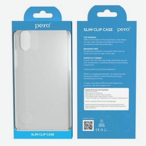Чехол клип-кейс PERO силикон для Samsung A22 прозрачный