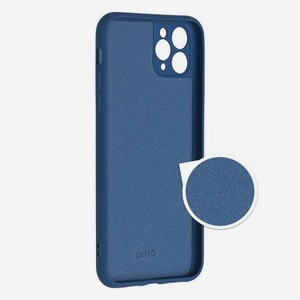 Чехол клип-кейс PERO LIQUID SILICONE для Apple iPhone 13 mini синий