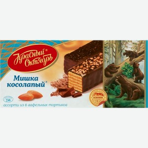 Торт Мишка Косолапый вафельный, 250 г 