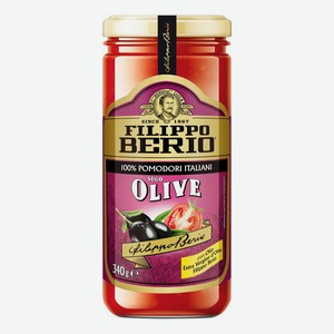 Соус Filippo Berio томатный с оливками 340 г