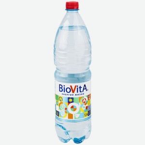 Вода питьевая минеральная BioVita негазированная столовая 1,5 л