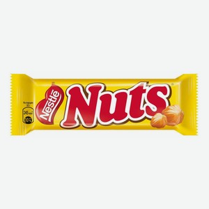 Шоколадный батончик Nuts с орехами 50 г