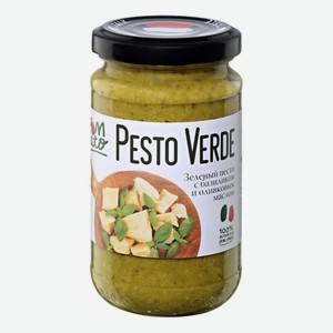 Соус Pomato Зеленый песто с базиликом и оливковым маслом 190 г
