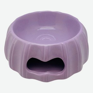 Миска Foxie Violet керамическая фиолетовая для животных 300 мл