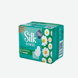 Прокладки «Ola!» Silk Sense, «Classic WINGS SINGLES NORMAL», ромашка, в индивидуальной упаковке, 10 шт