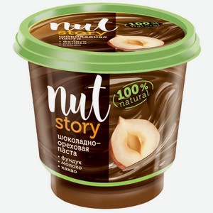 Паста ореховая Nut Story с добавлением какао, 350г