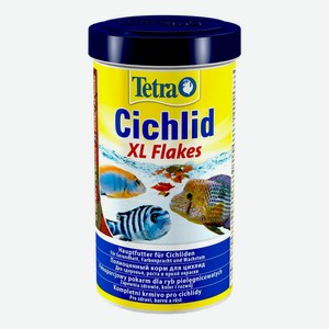 Корм для цихлид и других крупных рыб Tetra Cichlid Flakes повседневный 1 л