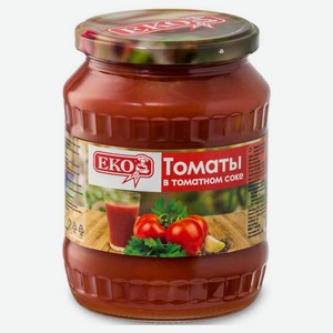 Томаты Еко в томатном соке, 680 г