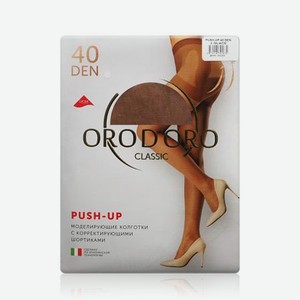 Женские колготки Orodoro Push-Up 40den Glace 2 размер