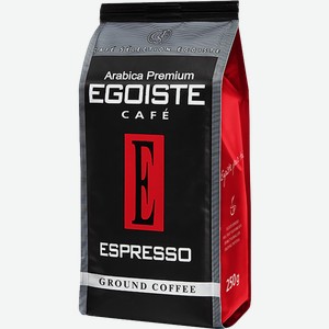Кофе ЭГОИСТ эспрессо, молотый, 0.25кг