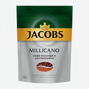 Кофе растворимый Jacobs Monarch Millicano пакет 75гр