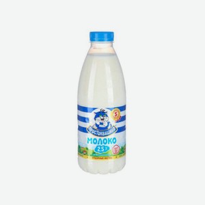 БЗМЖ Молоко пастеризованное Простоквашино 2,5% 930мл 241097