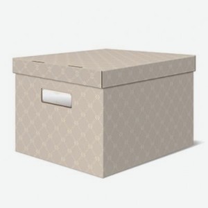 Коробка для хранения Лакарт Дизайн l 2 шт, 20х26х35см 9550
