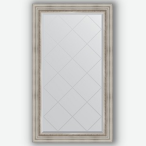 Зеркало с гравировкой в багетной раме Evoform римское серебро 88 мм 76x131 см