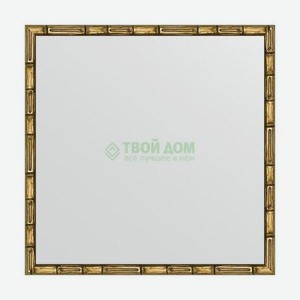 Зеркало в багетной раме Evoform золотой бамбук 24 мм 57х57 см