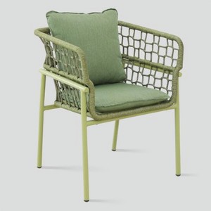 Кресло Drigani Green оливковое с зелёным 72х56х75 см